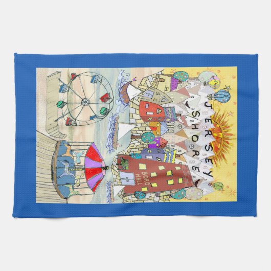 ふるさとジャージーショア キッチンタオル (横)