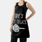 ふれあうカップルのハロウィーン衣装ハイズとハーズ エプロン (インサイチュ)