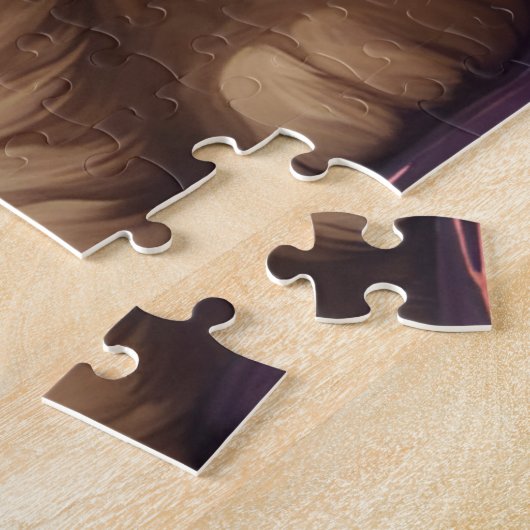 ふわっクールとした子犬の惑星ミルクシェイク ジグソーパズル (側面)