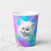 ふわふわおもしろいキッテンガールバースデーパーティー 紙コップ (裏面)