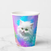 ふわふわおもしろいキッテンガールバースデーパーティー 紙コップ (正面)