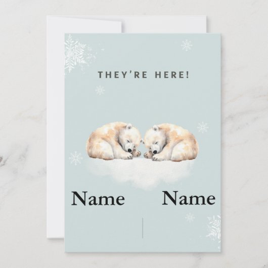 ふわふわお知らせカード 案内状 (正面)