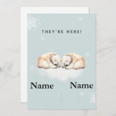 ふわふわお知らせカード 案内状 (正面/裏面)