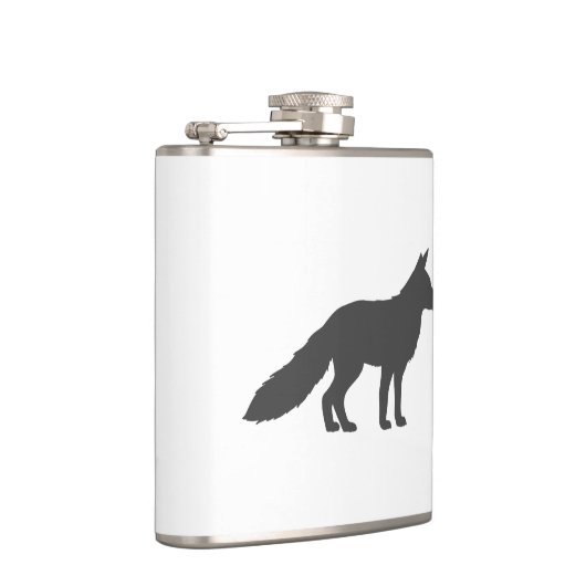 ふわふわしたキツネ フラスク (右)