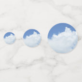 ふわふわした白い雲 コンフェッティ (正面)