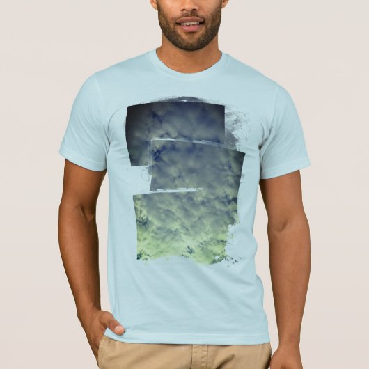 ふわふわした白い雲 Tシャツ (正面)
