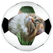 「ふわふわと可愛い子どもたち – ぽちゃぽちゃのペルシャ猫» サッカーボール (回転)