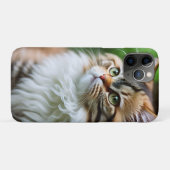 「ふわふわと可愛い子どもたち – ぽちゃぽちゃのペルシャ猫» Case-Mate iPhoneケース (裏面(横))