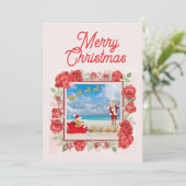 ふわふわと明るいクリスマス シーズンカード (スタンド正面)