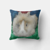 ふわふわなライオンヘッドペットバニーラビット装飾用クッション クッション (裏面)