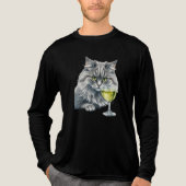 ふわふわな友達とアブサン トライブレンドTシャツ (正面)