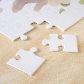 ふわふわねこファームハウスウィンドウオレンジ絵画フローラ ジグソーパズル (側面)