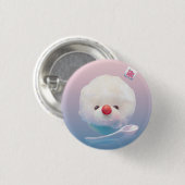 ふわふわのかき氷 缶バッジ (正面&裏面)