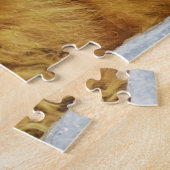 ふわふわのオレンジ虎猫メーンクーンキャット ジグソーパズル (側面)