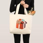 ふわふわのギフト ラージトートバッグ (正面(商品))