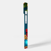 ふわふわのコートを着た元気な犬 Case-Mate iPhoneケース (裏面 / 左)