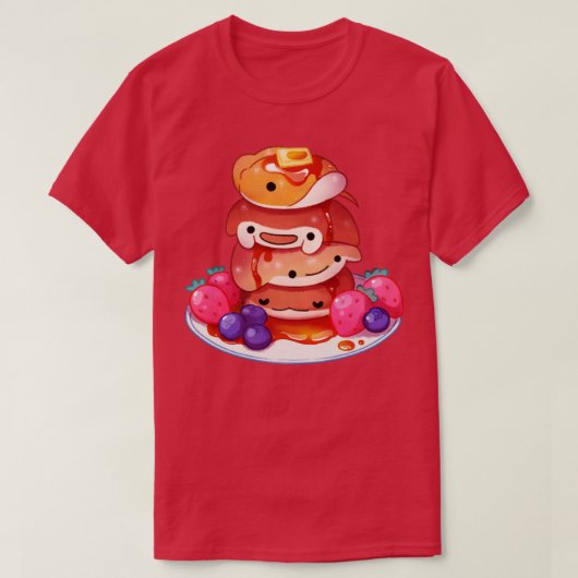 ふわふわのシーパンケーキ Tシャツ (デザイン正面)