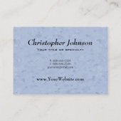 ふわふわのタビーキャットキットン顔ライトグレー 名刺 (裏面)