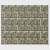 ふわふわのタンポポの小さなねずみ ラッピングペーパー (フラット)