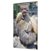 ふわふわのチャーム不完全性：絹ユニークのようなニワトリ クリップボード (左)