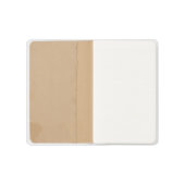 ふわふわのデジタル描灰色リス登山ダウン ラージMoleskineノートブック (内部)
