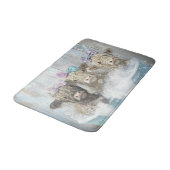 ふわふわのハイランドカーブバブルバスファームハウスシーン バスマット (アングル)