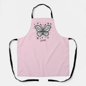 ふわふわのバッファローベビー-かわいいズファームアニマル エプロン (正面)