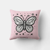 ふわふわのバッファローベビー-かわいいズファームアニマル クッション (裏面)