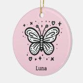 ふわふわのバッファローベビー-かわいいズファームアニマル セラミックオーナメント (左)