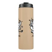 ふわふわのバッファローベビー-かわいいズファームアニマル タンブラー (正面)