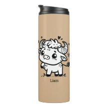 ふわふわのバッファローベビー-かわいいズファームアニマル