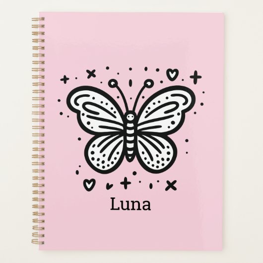 ふわふわのバッファローベビー-かわいいズファームアニマル プランナー手帳 (正面)