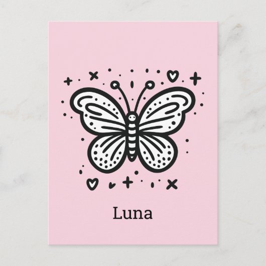 ふわふわのバッファローベビー-かわいいズファームアニマル ポストカード (正面)