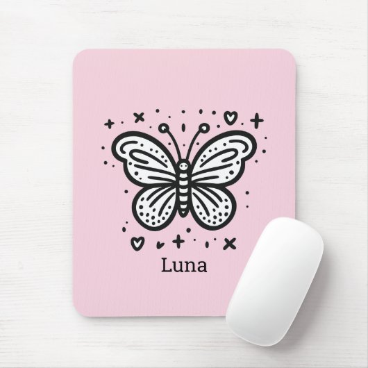 ふわふわのバッファローベビー-かわいいズファームアニマル マウスパッド (マウス)