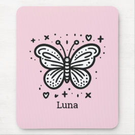 ふわふわのバッファローベビー-かわいいズファームアニマル マウスパッド