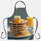 ふわふわのパンケーキのおいしい朝食 エプロン (正面)