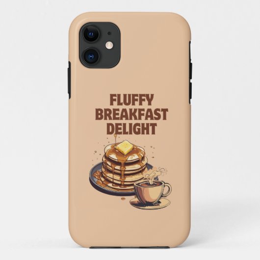 ふわふわのパンケーキブレックファースト Case-Mate iPhoneケース (裏面)