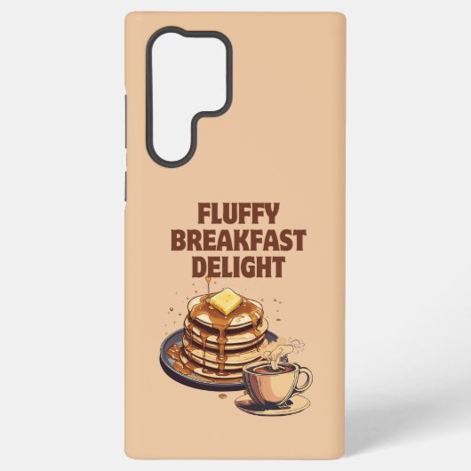 ふわふわのパンケーキブレックファースト SAMSUNG GALAXYケース (裏面)
