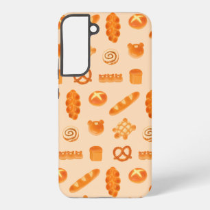 ふわふわのパンベーカリーかわいいバラエティ焼いたグッズ SAMSUNG GALAXY S22+ケース