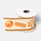 ふわふわのパン バリエーション 和風スナック サテンリボン (リール)