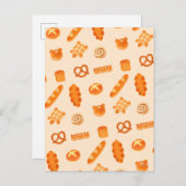 ふわふわのベーカリーパン品種日本のスタイルスナック ポストカード (正面/裏面)