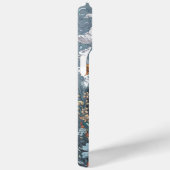 ふわふわのポメラニア犬に囲まれたカラフルフローラ Case-Mate iPhoneケース (裏面 / 右)