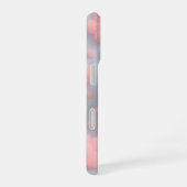 ふわふわのポンポンで愛らしいピンクの子猫 iPhone 16ケース (右側面)