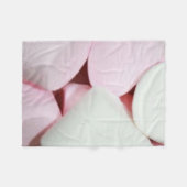 ふわふわのマシュマロ フリースブランケット (正面(横))