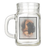 ふわふわのマスチフのメイソン・ジャー メイソンジャー (裏面)