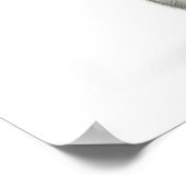 ふわふわのリスの芸術 ポスター (角)