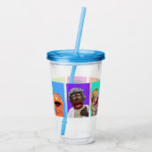 ふわふわの友だち アクリルタンブラー (裏面)