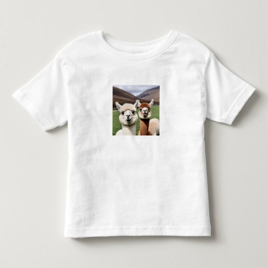 ふわふわの友情 トドラーTシャツ (正面)