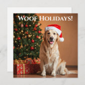 ふわふわの友達と一緒に楽しむホリデーシーズン シーズンカード (正面/裏面)