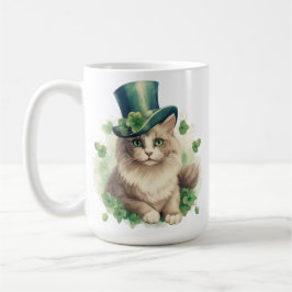 ふわふわの可愛いST PATRICKS DAY着 コーヒーマグカップ